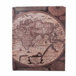 Antik térképes fadoboz szett 3 részes