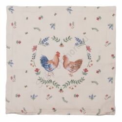 Párnahuzat 40x40 cm - Chicken and Rooster