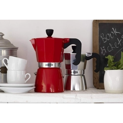 Aluminium kávéfőző 300ml (6 személyes), Classic Espresso, piros, La Cafetiére, Crfeative Tops termék, webáruház