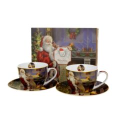 Karácsonyi Porcelán Csésze szett - 280ml - Santa Letter