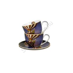 Karácsonyi Porcelán Csésze szett - 280ml - Santa Balloon