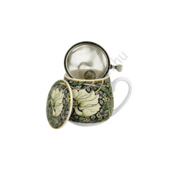 William Morris: Pimpernel - 430ml - porcelán bögre tetővel