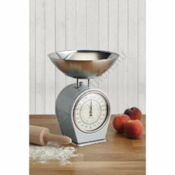 Rozsdamentes acél konyhai mérleg szürke KitchenCraft Living Nostalgia
