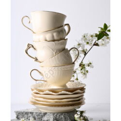 Malaga porcelán 6 személyes csésze szett - 250ml - Veroni