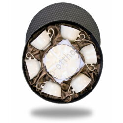 Malaga porcelán 6 személyes csésze szett - 250ml - Veroni