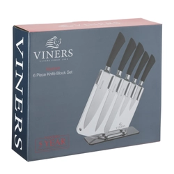 Viners 6 részes késtartó szett, késekkel