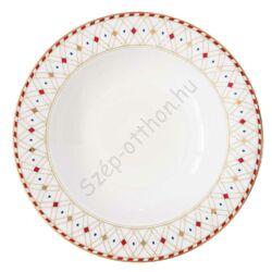 Karácsonyi mintás Porcelán mélytányér - Christmas Wonderland