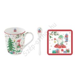 Karácsonyi porcelán bögre szett - 350ml - Ready for Christmas