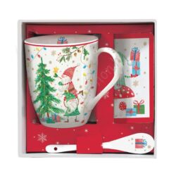Karácsonyi porcelán bögre szett - 350ml - Ready for Christmas