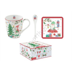 Karácsonyi porcelán bögre szett - 350ml - Ready for Christmas