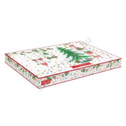 Porcelán tálca - 35x23cm - Ready for Christmas
