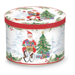 Karácsonyi porcelán bögre - 350ml - Joyful Santa
