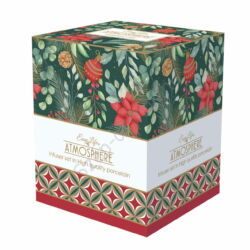 Karácsonyi Mintás Porcelán Bögre szett - 350ml - Christmas Joy