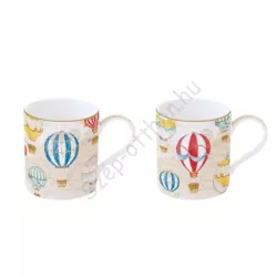 Porcelán bögre szett - 350ml - Air Ballons