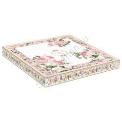 Porcelán tortatál 32cm Chant des Roses