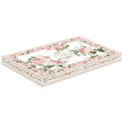 Porcelán ovális tálca 35x23,5cm Chant des Roses