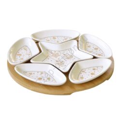 Karácsonyi porcelán tálka szett - 25cm - Christmas Lights