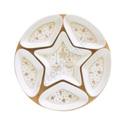 Karácsonyi porcelán tálka szett - 25cm - Christmas Lights