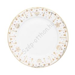Karácsonyi porcelán lapostányér - 26,5cm - Christmas Lights