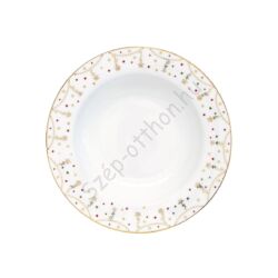 Karácsonyi porcelán mélytányér - 21,5cm - Christmas Lights