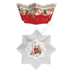 Porcelán tál - 20cm - Christmas Memories