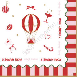 Karácsonyi szalvéta 33x33cm,20db-os, Christmas Twist