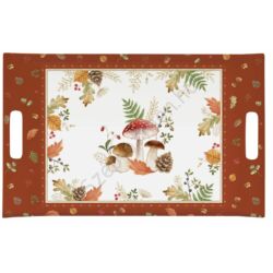 Tálca őszi mintával - 47x31cm - Autumn Breeze