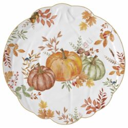 Porcelán tálca tök alakú - Harvest