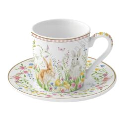 Húsvéti Porcelán eszpresszós csésze szett - 100ml - Happy Easter