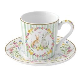 Húsvéti Porcelán eszpresszós csésze szett - 100ml - Happy Easter