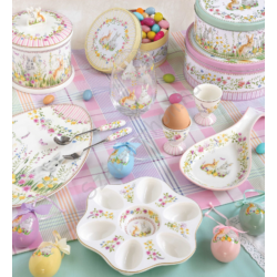 Porcelán fakanáltartó - Happy Easter