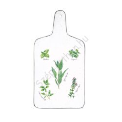 Porcelán vágólap - 35x18cm - Herbarium