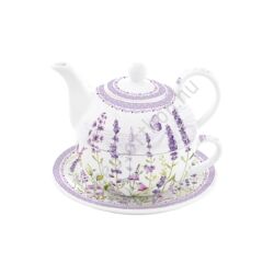 Porcelán egyszemélyes teáskészlet - 350ml