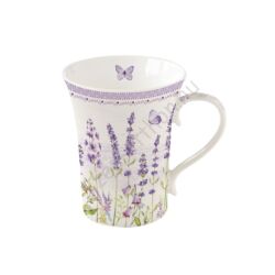 Porcelán bögre - 360ml - Lavender Field