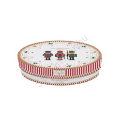 Porcelán desszertes tányér szett - 19cm - Nutcracker