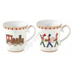 Karácsonyi porcelán bögre szett - 275ml -  Polar Express