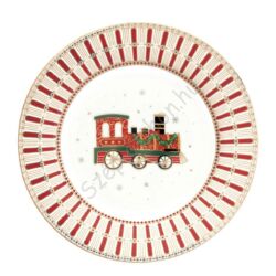 Karácsonyi porcelán desszertes tányér - 19cm - Polar Express