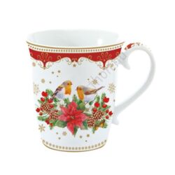 Karácsonyi porcelán bögre - 275ml - Christmas Melody