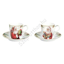 Karácsonyi porcelán bögre - 350ml - Santa Is Coming