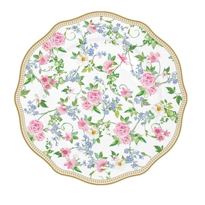Porcelán desszertes tányér - 20cm - Garden Joy