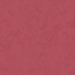 Lace embossed bordeaux papírszalvéta 33x33cm, 15db-os