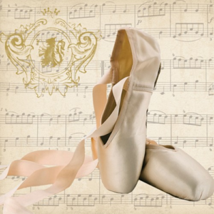 Concerto Ballet papírszalvéta 33x33cm, 20db-os