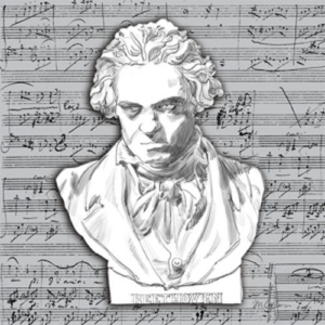 Beethoven papírszalvéta 33x33cm, 20db-os