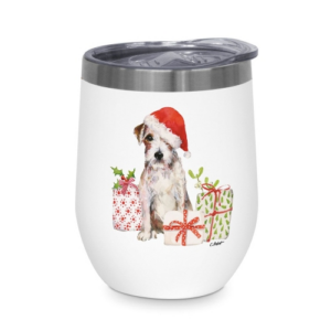 Rozsdamentes acél hőtartó pohár - 350ml - Christmas Pup