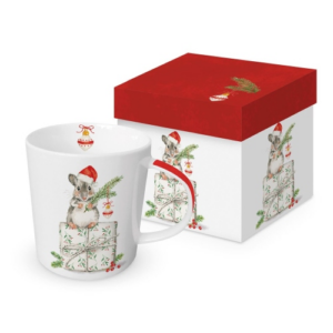 Porcelán bögre - 350ml - dobozban, Christmas Fridolin