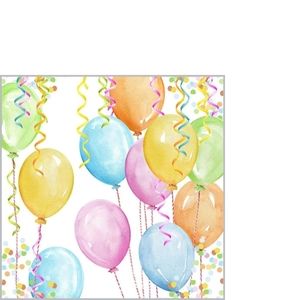 Baloon Party papírszalvéta 25x25cm, 20db-os