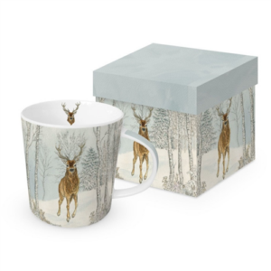 Porcelán bögre 400ml Cerf Hiver