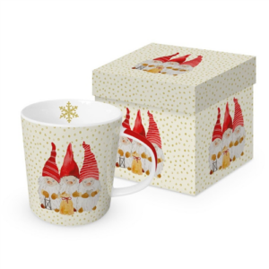 Porcelán bögre 400ml Stars &amp; Snowflakes