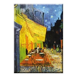 Hűtőmágnes - Van Gogh: Kávéház éjjel