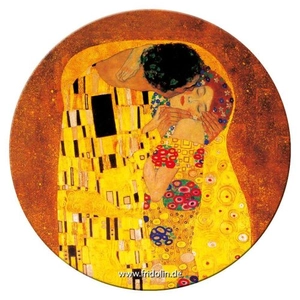 Kézi tükör - Klimt: A csók